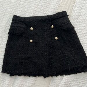 ZARA Tweed Skort